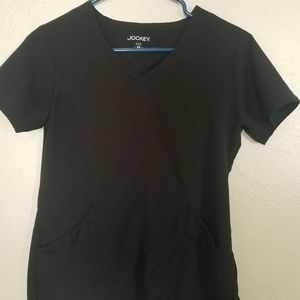 Black Jockey Scrub Top, XS